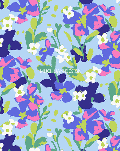 wildflowers pattern flower illustration pattern vectorart