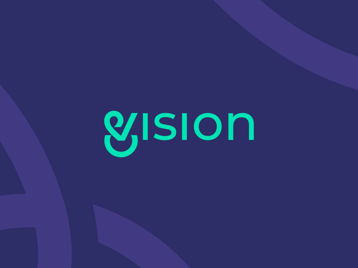 &vision - Logo Animation agency animation brand branding creative agency design graphic design graphics illustration logo mockup motion slabpixel ui ux vector