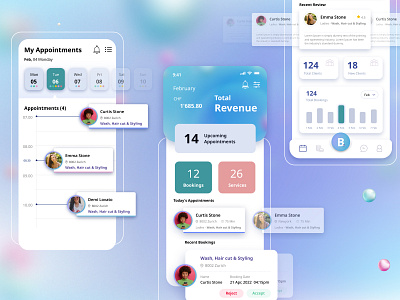 On Demand App Concept application design booking app design redesign concept ui
