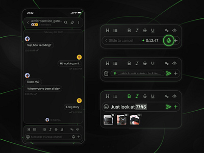 "28 days later" design challenge - Chat screen app branding design graphic design typography ui ux vector
