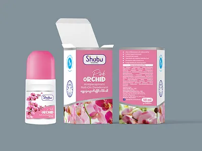 Antiperspirant Roll-on Deodorant Packaging Design branding cosmetic design flyer graphic design leaflet packaging roll on