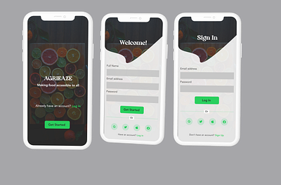 Agriease Sign In/Sign Up design ui uidaily1 ux ui ux