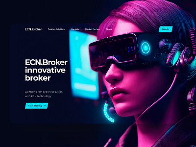 UI Cyber Punk Landing Page Design Concept art blockchain concept creative crypto cyberpunk design futuristic game meta metaverse trading ui ux web3 webdesign