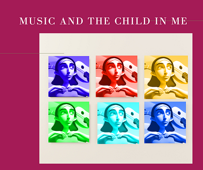 Music and the child in me graphic design