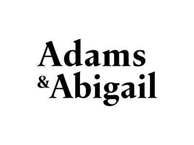 Adams & Abigail brand branding design graphic design illustration logo logo design vector