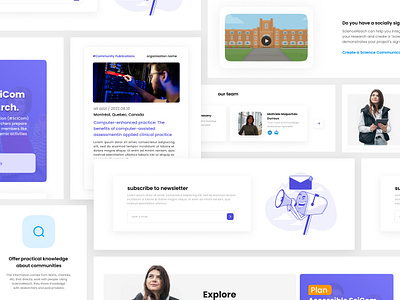 UI/UX Design For Sciencereach productdesign ui uidesign uiux ux uxdesign uxui