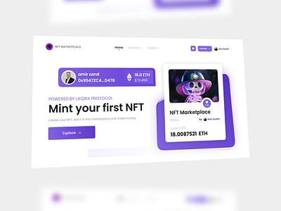 UI design for NFT Marketplace graphic design ui uidesign uiux ux uxdesign uxui