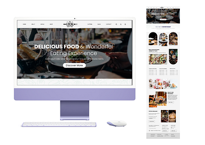 Restaurant website- UXUI Web Designing design mobile app ui user experience user interface ux ui design web website website designing