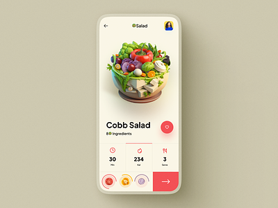 Fresh Mix: A Salad App for Healthy Eating app cooking food food and drink food delivery foodie ketto menu salad ui uiux