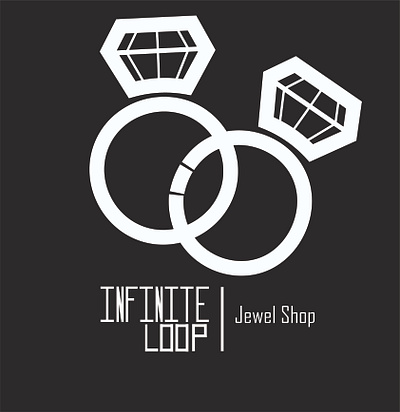 Aarani Design Logo Practice black branding branding practice couple design graphic design jewels rings shop wedding white