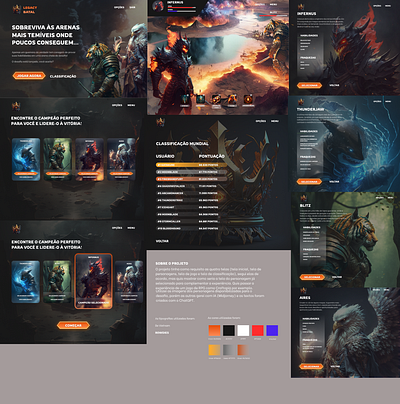 INTERFACE RPG GAME IA+UI chatgpt design figma graphic design ia midjourney ui ui design uipro
