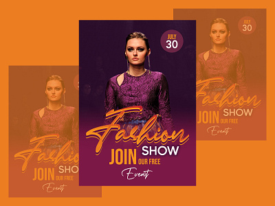 Fashion Show Flyer creative design creative flyerdesign fashion flyer fashion poster fashion show flyer fashion show flyer design fashion show poster design ready designs the ready designs