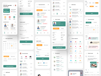 Online Doctor Booking Apps apes app app design design doctors booking apps minimal mobile app mobile apps mobile ui mobileapps online doctor booking online medical app online medical applications onlinemedicalapps ui