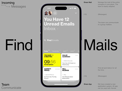 Mail animation app book design interface mail manage maps massage motion news slide task text