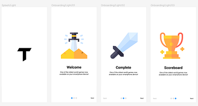Tic Tac Toe Mobile Gaming App design graphic design ui uiux ux