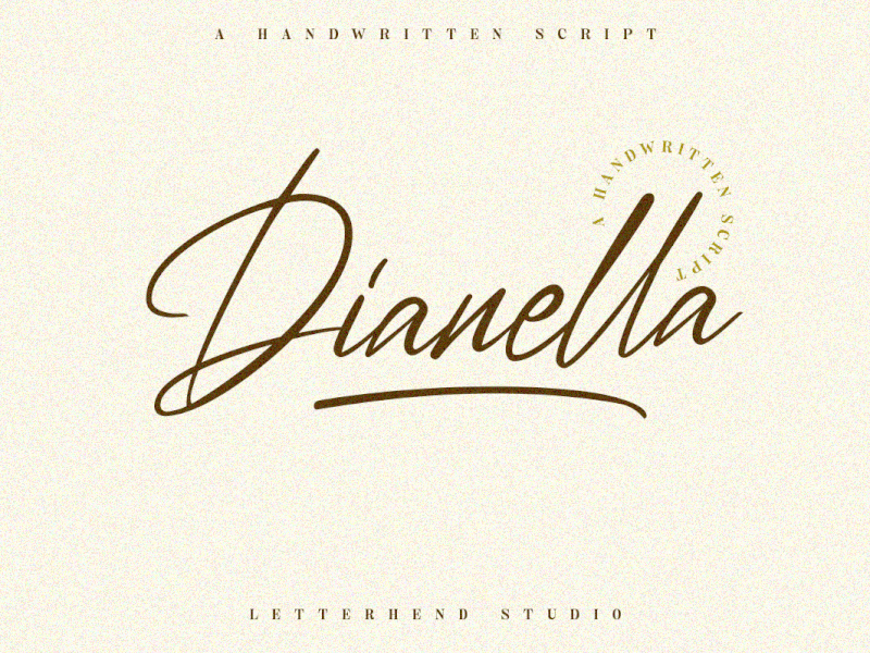 Dianella - Handwritten Script freebies handdrawn