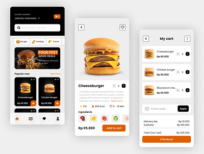 Food delivery app appdesign appinterface appui appux deliveryapp deliveryservice foodapp fooddelivery foodmenu foodorder mobileappdesign onlineordering restaurantapp uiuxdesign userexperience userinterface