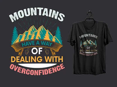Mountains T-shirt Design mountain t shirt design
