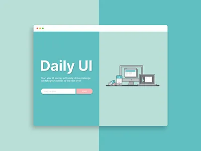 "Subscribe" - Daily026 #DailyUI blue cute daily daily ui dailyui dailyui26 day26 design email figma pink subscribe ui uiux