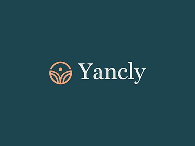 Yancly Logo l Home Care Logo 99 designs logo brand identity branding earthy fitness logo flower health home care logo design logo designer logomark logotype mandala meditation mental minimal natural nature symbol wellness