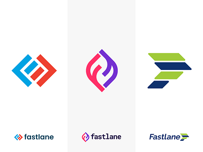 Fastlane logo design concepts, Letter F logo ideas alex escu arrow logo brand identity branding escuarts fastlane fastlane logo logo logo letter f logotype mark minimalism symbol translation logo