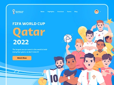 ⚽️ Pildun - World Cup Website clean dribbble fifa fifa web hero hero section soccer soccer website ui uiux web webiste website world cup worldcup