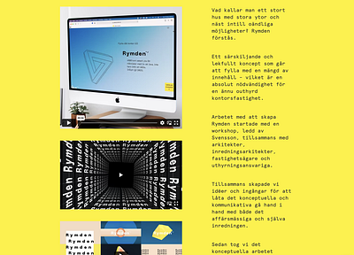 Web site design for Svensson advertising agency design web web design