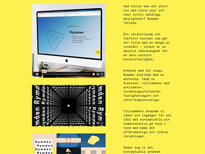 Web site design for Svensson advertising agency design web web design