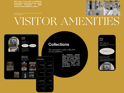Louvre - Redesign. Website for the museum. Corporate website. design figma graphic design idea mockups tilda ui ux websites вебсайты дизайн корпоративный сайт сайт для музея сайт под ключ сайты на заказ