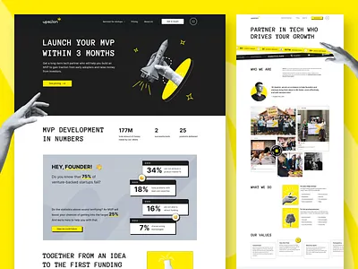 Upsilon Website Redesign redesign ui web design