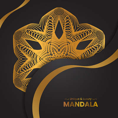 Mandala Line Art eagervector