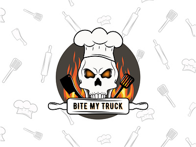 Food truck logo adobeillustrator branding graphic design illustrative logo logo