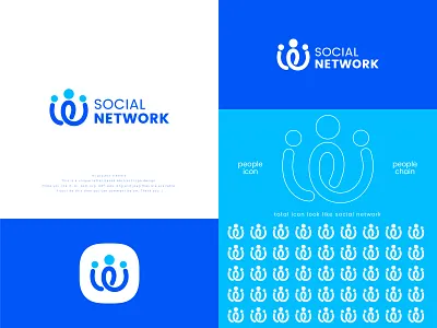 SOCIAL NETWORK Logo Design abstract logo brand identity design brand logo branding business logo company logo design digital marketing logo graphic design logo logo design minimal minimalist logo modern network logo seo logo social network website logo wordpress logo