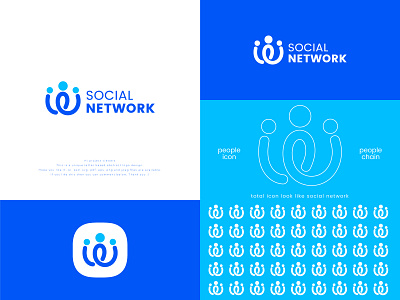 SOCIAL NETWORK Logo Design abstract logo brand identity design brand logo branding business logo company logo design digital marketing logo graphic design logo logo design minimal minimalist logo modern network logo seo logo social network website logo wordpress logo