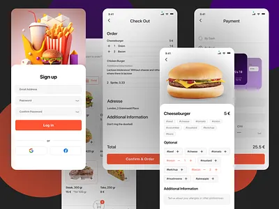 Food App ui