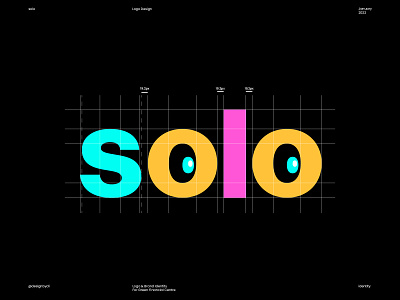 solo logo structure for NFT Marketplace brand identity branding colorful crypto fun graphicdesign identity logo logos logotype metaverse minimal nft solo