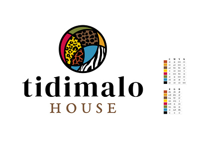 Guesthouse_logo african logo graphic design gueshouse logo safari logo