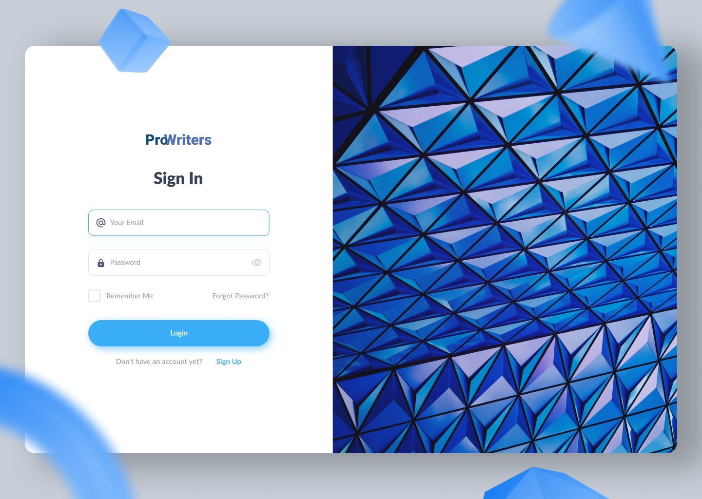 Web app design (Sign In Page) by Alex Kibak | UX/UI & Graphic Designer ...