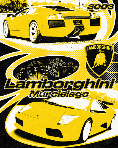 Lamborghini Murcielago 2003 Poster automotive design