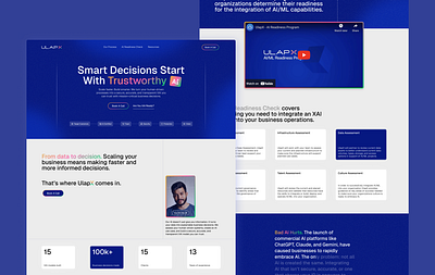 website for an AI consulting business ai web design websites