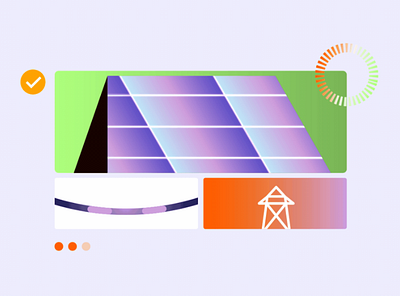 Prosumer 🌞 amam studio electricity energy gradients icon motion design motion graphics prosumer renewable solar energy solar roof