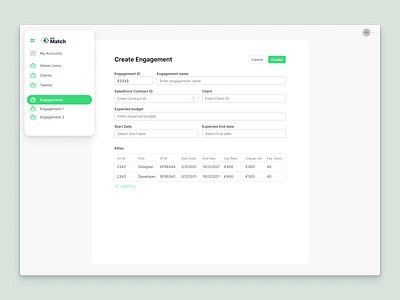 Talent Management System branding cjm complex design product design ui ux