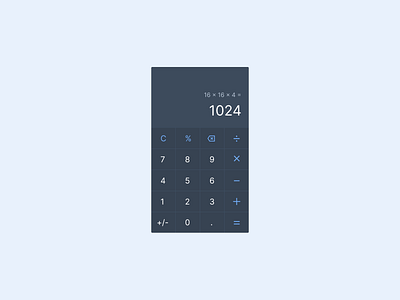 Calculator | Daily UI dailyui design mobile ui ux