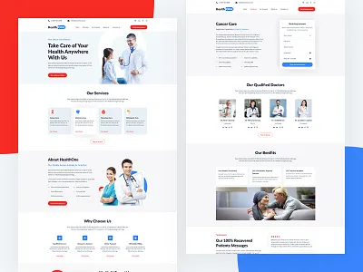 HealthOne HubSpot CMS Theme dentist doctor health hubspot medical oapps infotech ui ux design web development website design
