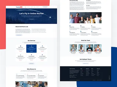TwentyOne Lite HubSpot CMS Theme all in one theme colored hubspot oapps infotech themes ui ux design web development website design