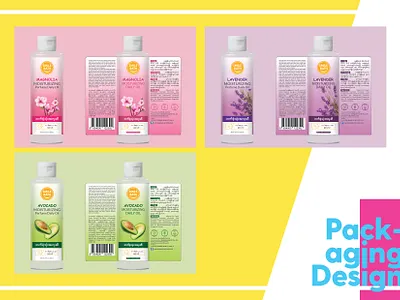 Daily Oil Packaging Design bottle branding cosmetic design graphic design mockup package packaging design roll on sticker