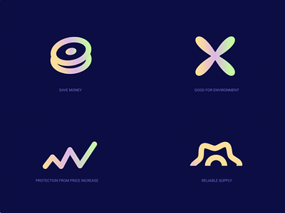 Prosumer Animated Icons animation electricity energy environment gradients icons motion design motion graphics prosumer solar energy