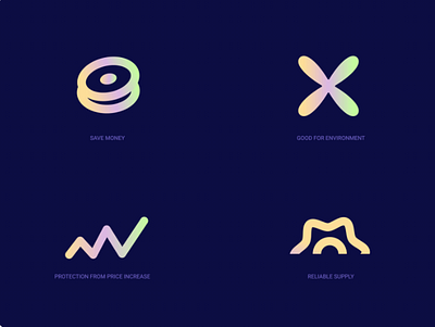 Prosumer Animated Icons animation electricity energy environment gradients icons motion design motion graphics prosumer solar energy
