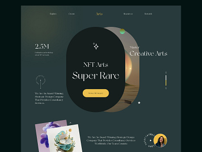 NFTCollection Website 3d 3d nft app crypto landing landing page marketplace motion design nft nfts phenomenon studio ui ui design ui ux web web design webdesign website website design