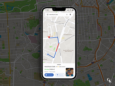 Daily UI 20 - Location Tracker dailyui dailyui day 01 design google map location location tracker map ui ux